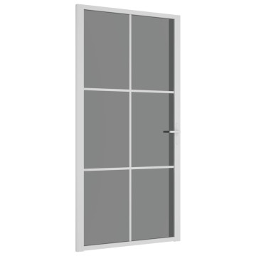 Fehér ESG üveg és alumínium beltéri ajtó 102,5 x 201,5 cm - utánvéttel vagy ingyenes szállítással