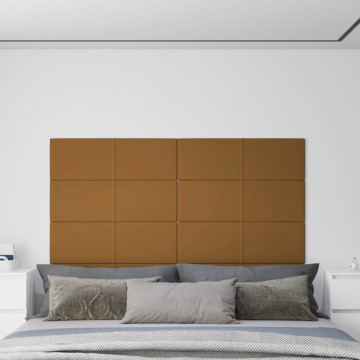 12 db barna bársony fali panel 90 x 30 cm 3,24 m² - utánvéttel vagy ingyenes szállítással