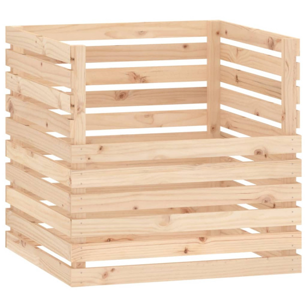 Tömör fenyőfa komposztáló 80 x 80 x 78 cm - utánvéttel vagy ingyenes szállítással