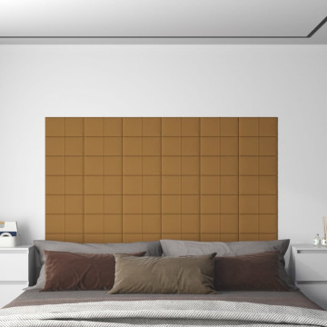 12 db barna bársony fali panel 30 x 15 cm 0,54 m² - utánvéttel vagy ingyenes szállítással