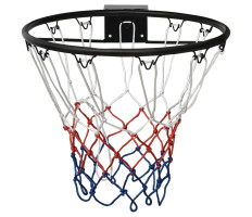 Fekete acél kosárlabda gyűrű 45 cm - utánvéttel vagy ingyenes szállítással