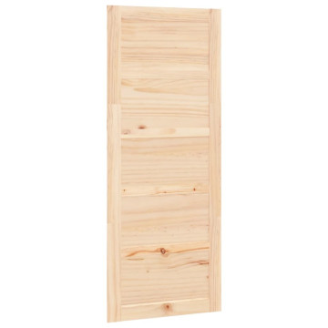 Szürke tömör fenyőfa istálló stílusú ajtó 80x1,8x204,5 cm - utánvéttel vagy ingyenes szállítással