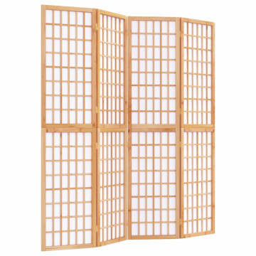 4 paneles japán stílusú összecsukható paraván 160 x 170 cm - utánvéttel vagy ingyenes szállítással