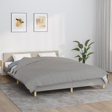 Szürke szövet súlyozott takaró 200 x 200 cm 13 kg - utánvéttel vagy ingyenes szállítással