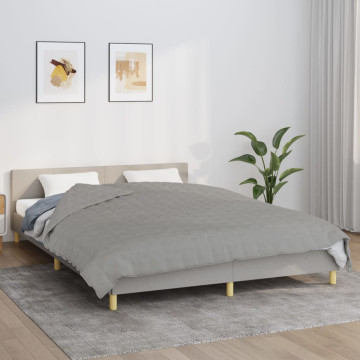 Szürke szövet súlyozott takaró 200 x 200 cm 9 kg - utánvéttel vagy ingyenes szállítással