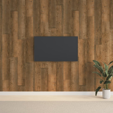 Barna fa megjelenésű PVC fali panel 2,06 m² - utánvéttel vagy ingyenes szállítással