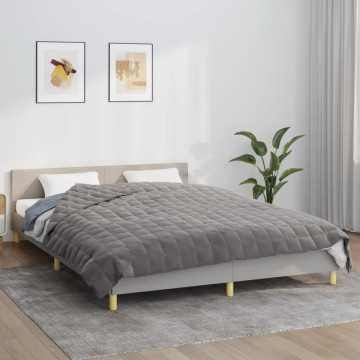 Szürke szövet súlyozott takaró 200 x 200 cm 13 kg - utánvéttel vagy ingyenes szállítással