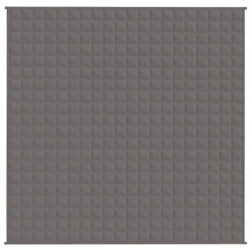 Szürke szövet súlyozott takaró 200 x 200 cm 13 kg - utánvéttel vagy ingyenes szállítással