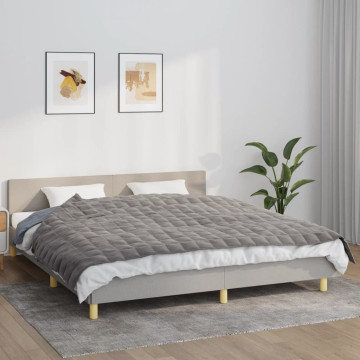 Szürke szövet súlyozott takaró 155 x 220 cm 7 kg - utánvéttel vagy ingyenes szállítással