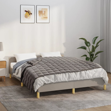 Szürke szövet súlyozott takaró 138 x 200 cm 6 kg - utánvéttel vagy ingyenes szállítással