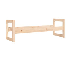 Tömör fenyőfa gumiabroncstartó állvány 120 x 40 x 40 cm - utánvéttel vagy ingyenes szállítással