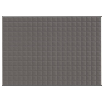 Szürke szövet súlyozott takaró 137 x 200 cm 10 kg - utánvéttel vagy ingyenes szállítással