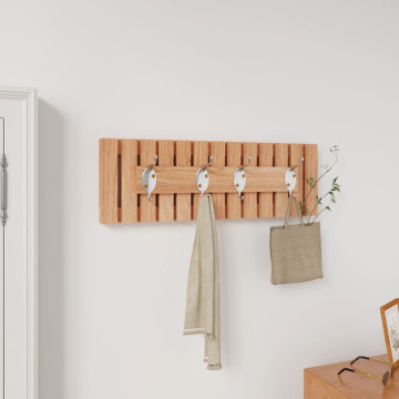 Tömör diófa fali akasztó 42 x 8,5 x 14 cm - utánvéttel vagy ingyenes szállítással