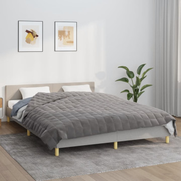 Szürke szövet súlyozott takaró 200 x 220 cm 9 kg - utánvéttel vagy ingyenes szállítással