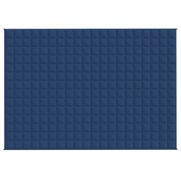 Kék szövet súlyozott takaró 135 x 200 cm 10 kg - utánvéttel vagy ingyenes szállítással