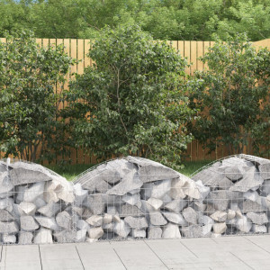 íves horganyzott vas gabion kosár 100x50x40/60 cm - utánvéttel vagy ingyenes szállítással