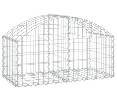 íves horganyzott vas gabion kosár 100x50x40/60 cm - utánvéttel vagy ingyenes szállítással