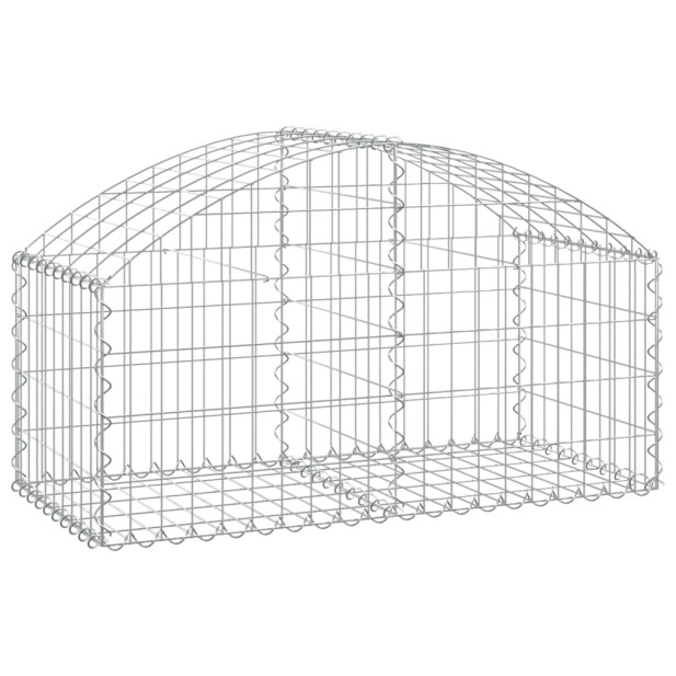 íves horganyzott vas gabion kosár 100x50x40/60 cm - utánvéttel vagy ingyenes szállítással