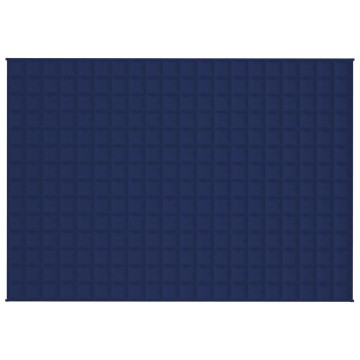 Kék szövet súlyozott takaró 135 x 200 cm 6 kg - utánvéttel vagy ingyenes szállítással