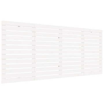 Fehér tömör fenyőfa fali fejtámla 186 x 3 x 91,5 cm - utánvéttel vagy ingyenes szállítással
