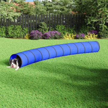 Kék poliészter kutyaalagút Ø55 x 500 cm - utánvéttel vagy ingyenes szállítással