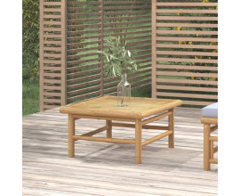 Bambusz kerti asztal 65 x 55 x 30 cm - utánvéttel vagy ingyenes szállítással