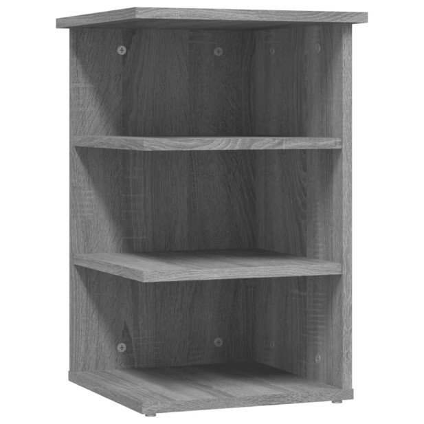 Szürke sonoma színű szerelt fa kisszekrény 35x35x55 cm - utánvéttel vagy ingyenes szállítással
