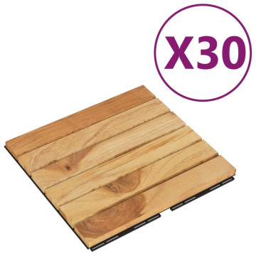 30 db tömör tíkfa függőleges mintás padlólap 30x30 cm - utánvéttel vagy ingyenes szállítással