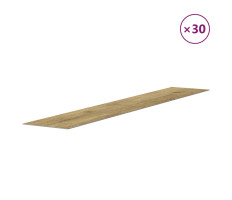 Barna fa megjelenésű PVC fali panel 4,12 m² - utánvéttel vagy ingyenes szállítással
