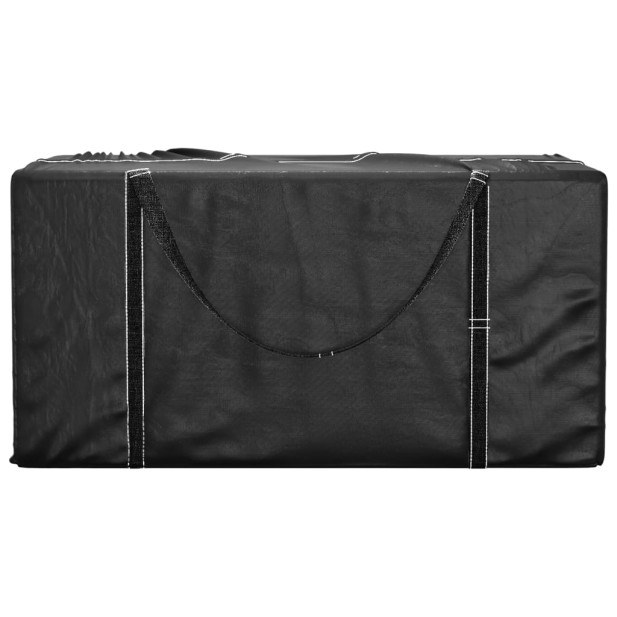 Fekete polietilén kerti párnatároló zsák 150 x 75 x 75 cm - utánvéttel vagy ingyenes szállítással