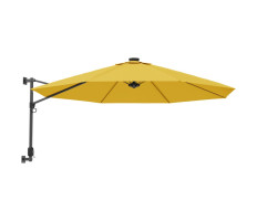 Sárga falra szerelhető napernyő 290 cm - utánvéttel vagy ingyenes szállítással