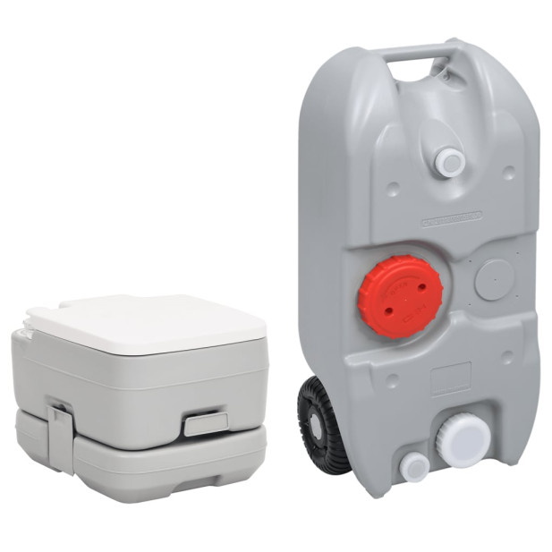 Hordozható kemping WC és víztartály szett - utánvéttel vagy ingyenes szállítással