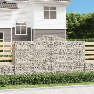 13 db íves horganyzott vas gabion kosár 300x50x160/180 cm - utánvéttel vagy ingyenes szállítással
