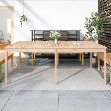 Tömör fenyőfa kerti asztal 203,5 x 100 x 76 cm - utánvéttel vagy ingyenes szállítással