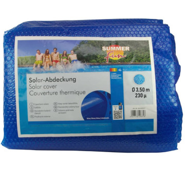 Summer Fun kék polietilén szolártakaró kerek medencéhez 350 cm - utánvéttel vagy ingyenes szállítással