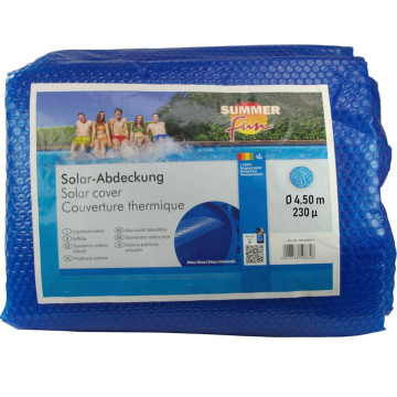Summer Fun kék polietilén szolártakaró kerek medencéhez 450 cm - utánvéttel vagy ingyenes szállítással
