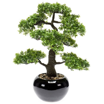 Emerald zöld mini fikusz bonsai műnövény 47 cm - utánvéttel vagy ingyenes szállítással