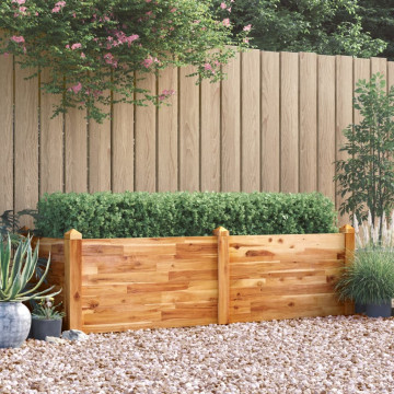 Tömör akácfa kerti magaságyás 160 x 60 x 44 cm - utánvéttel vagy ingyenes szállítással