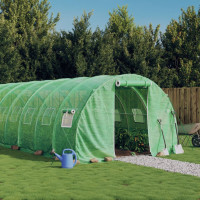 Zöld acélvázas melegház 18 m² 6 x 3 x 2 m - utánvéttel vagy ingyenes szállítással