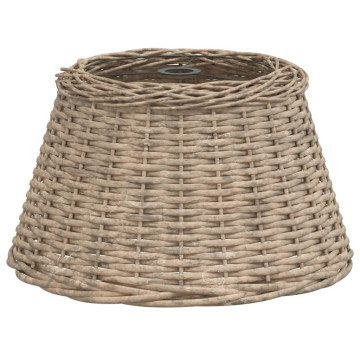 Barna fonott lámpaernyő Ø50 x 30 cm - utánvéttel vagy ingyenes szállítással