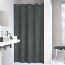 Sealskin Coloris szürke zuhanyfüggöny 180 x 200 cm - utánvéttel vagy ingyenes szállítással