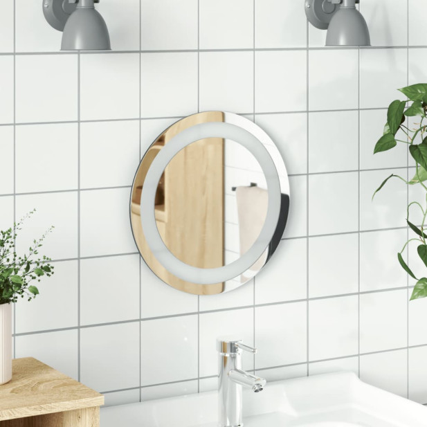 Kerek LED-es fürdőszobai tükör 30 cm - utánvéttel vagy ingyenes szállítással