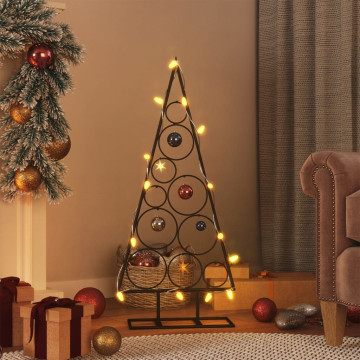 Fekete fém karácsonyfa dekorációhoz 90 cm - utánvéttel vagy ingyenes szállítással