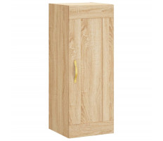 Sonoma tölgy szerelt fa fali szekrény 34,5x34x90 cm - utánvéttel vagy ingyenes szállítással