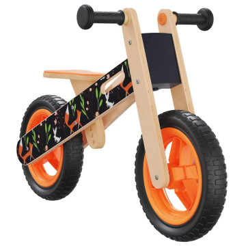 Egyensúlyozó-kerékpár gyerekeknek narancssárga nyomattal - utánvéttel vagy ingyenes szállítással
