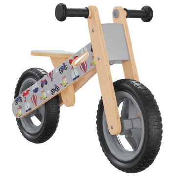 Egyensúlyozó-kerékpár gyerekeknek szürke nyomattal - utánvéttel vagy ingyenes szállítással