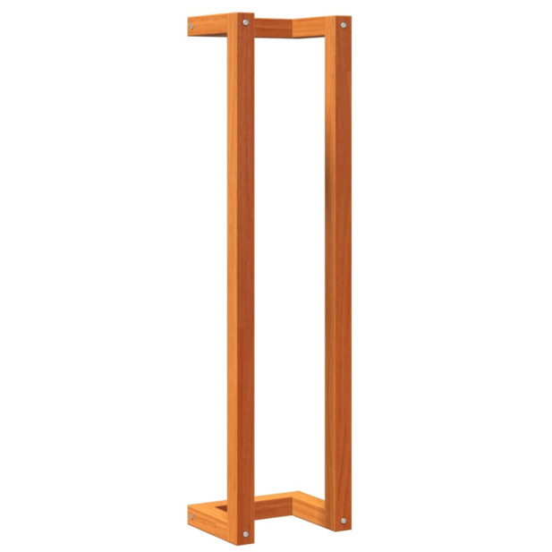 Viaszbarna tömör fenyőfa törülközőtartó 23 x 18 x 90 cm - utánvéttel vagy ingyenes szállítással