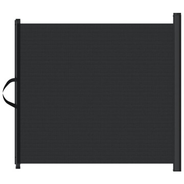 Fekete behúzható kisállatkapu 82,5 x 125 cm - utánvéttel vagy ingyenes szállítással