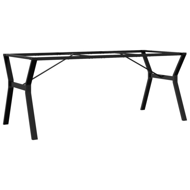 öntöttvas étkezőasztallábak Y-alakú vázzal 180 x 80 x 73 cm - utánvéttel vagy ingyenes szállítással
