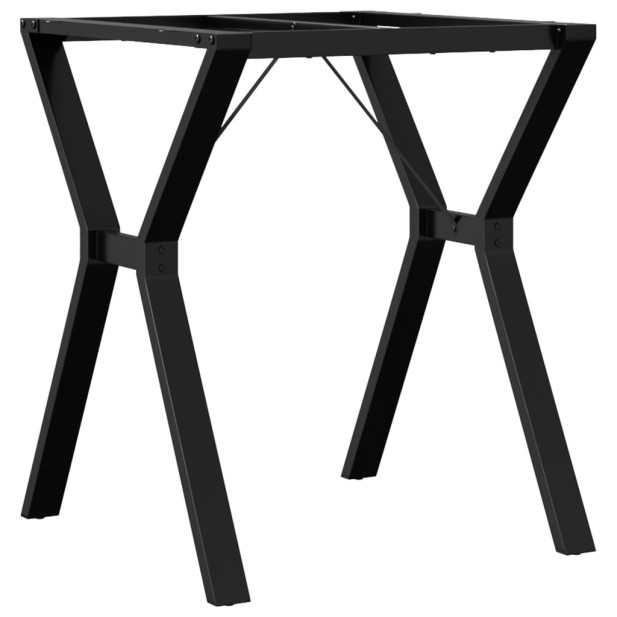 öntöttvas étkezőasztallábak Y-alakú vázzal 60 x 60 x 73 cm - utánvéttel vagy ingyenes szállítással